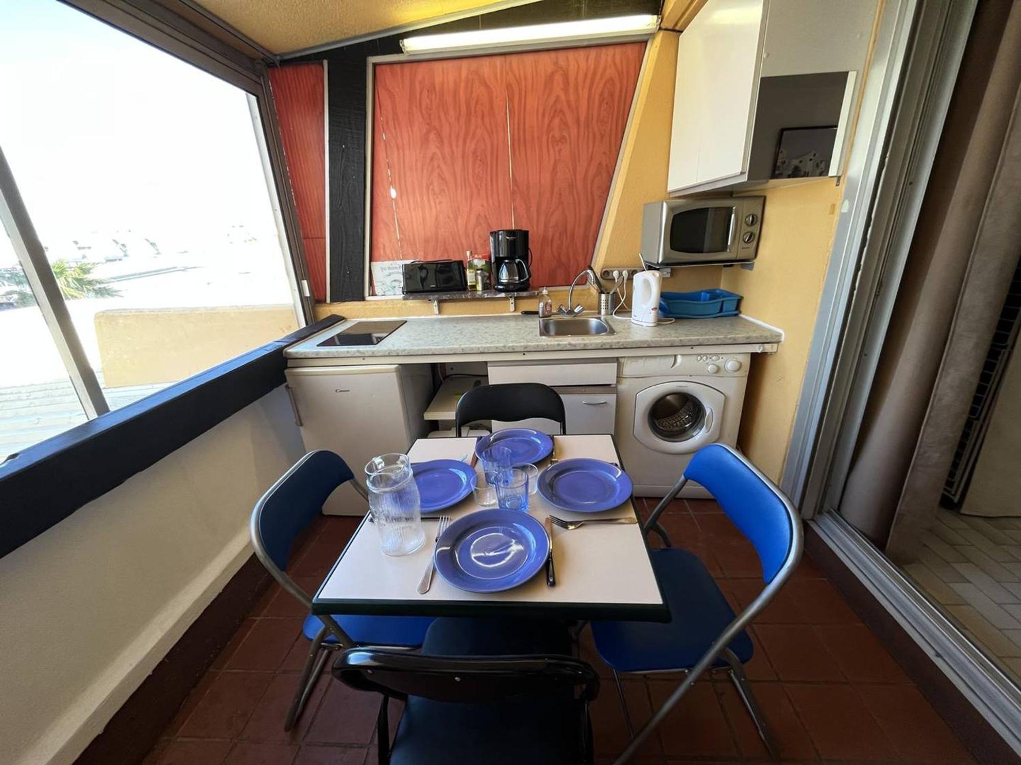 Studio Naturiste Avec Parking Au Cap D'Agde, Proche Plage - Fr-1-249A-15 Apartment Luaran gambar